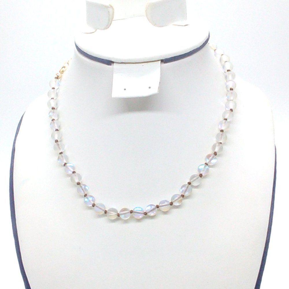 Acrylic Beaded Necklace 12-15" Lobster Clasp